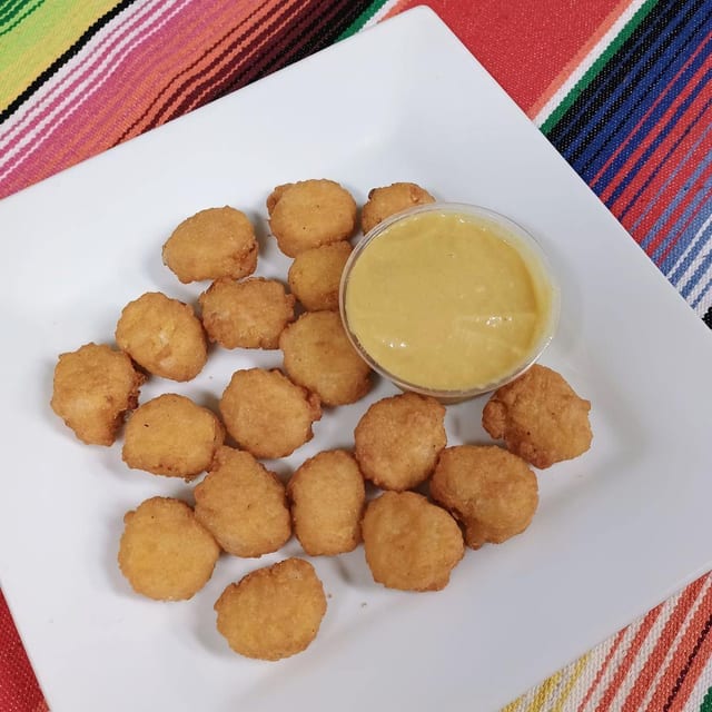 Corn Fritter Nuggets.
